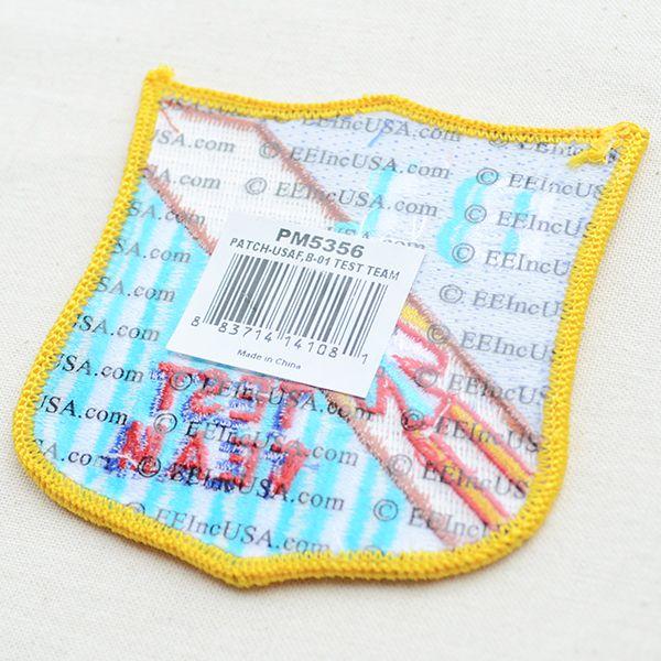 ワッペン アイロン おしゃれ 刺繍 ミリタリーワッペン B1 Test Team