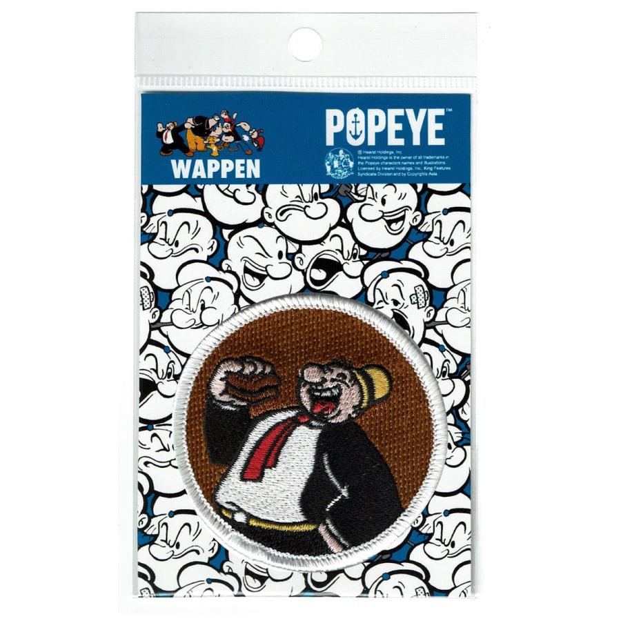 POPEYE ポパイ シール ワッペン アメリカン雑貨 かわいい アイコン おしゃれ ウィンピー アイロン アップリケ パッチ エンブレム 名前 入園 子ども｜wappenstore｜03