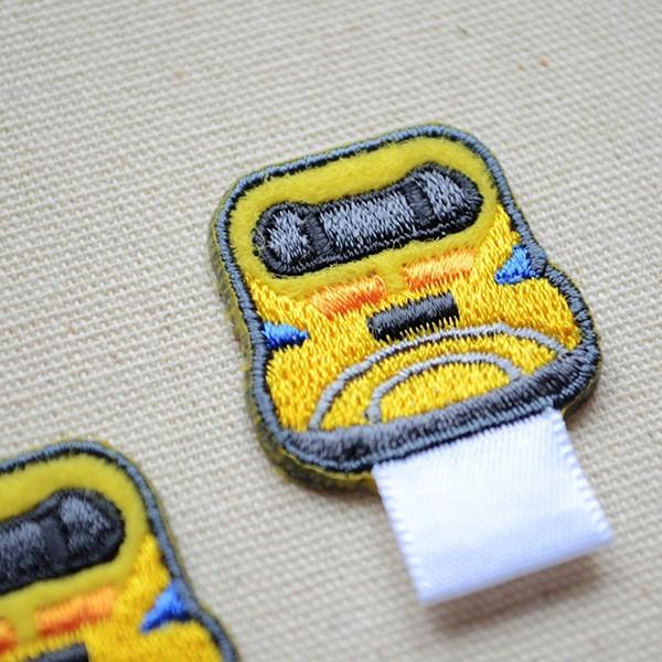 ワッペン アイロン おしゃれ 刺繍 名札つけアップリケ/ワッペン 923系
