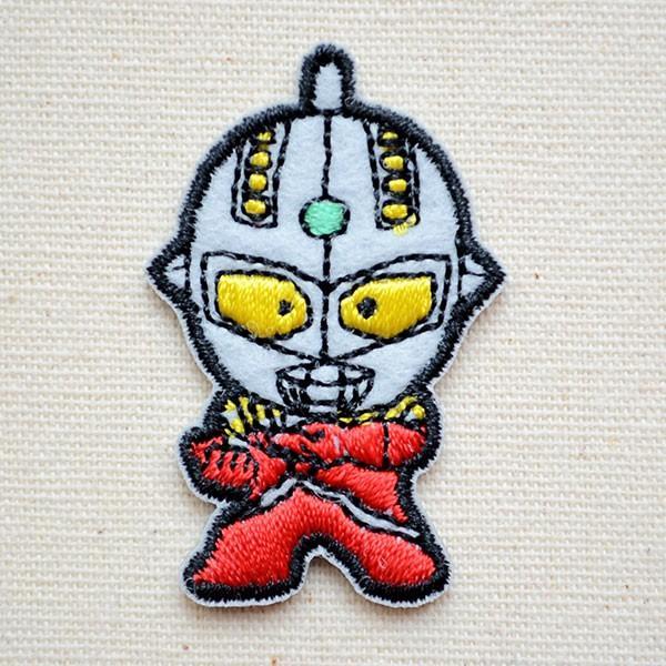ワッペン アイロン おしゃれ 刺繍 シールワッペン ウルトラヒーロー