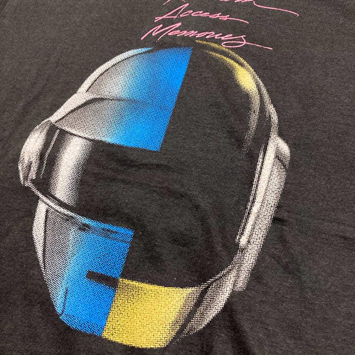 ヴィンテージ風 Daft Punk Tシャツ ダフトパンク ロックT バンドT
