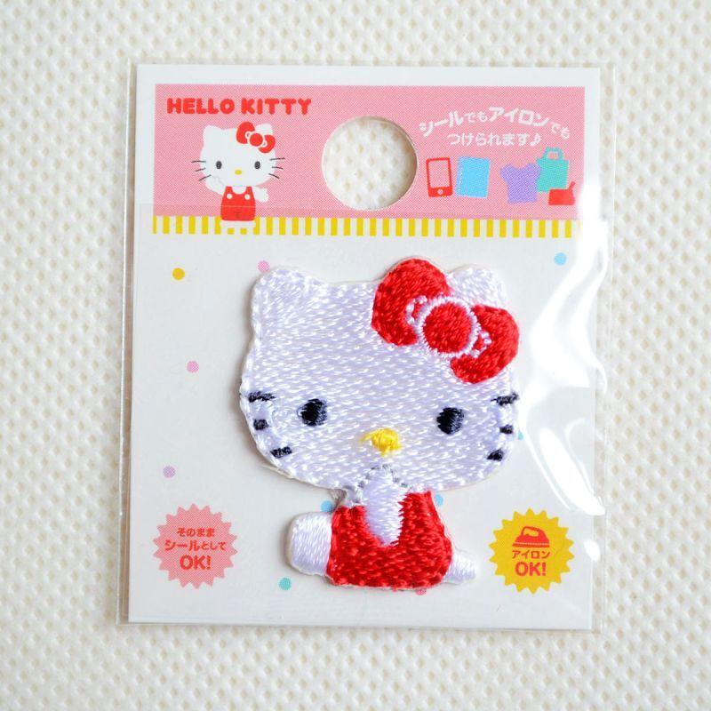 sanrio（サンリオ） キティ ワッペン アイロン おしゃれ 刺繍 ワッペン