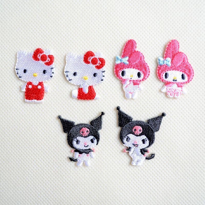 sanrio ワッペン アイロン おしゃれ 刺繍 タキシードサム