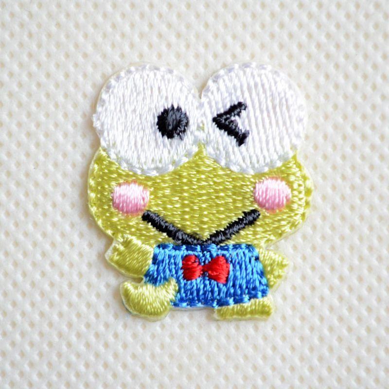 sanrio（サンリオ） ワッペン アイロン おしゃれ 刺繍 ワッペン けろ