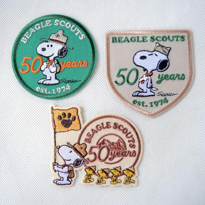 SNOOPY ワッペン アイロン おしゃれ 刺 繍 スヌーピー ビーグル 
