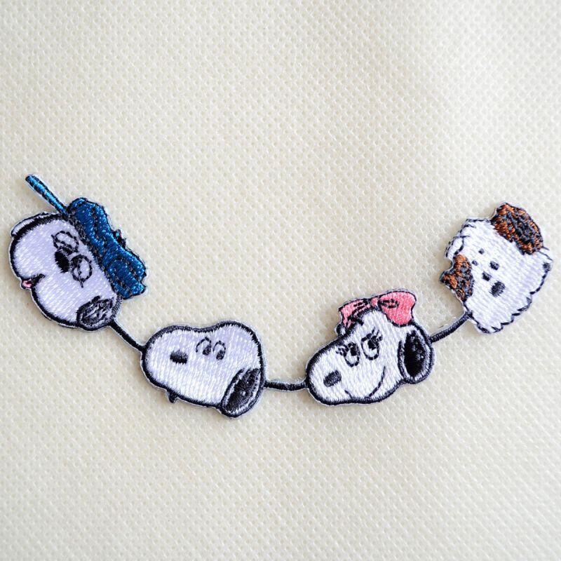 SNOOPY（スヌーピー） ワッペン 刺繍 アイロン ラインワッペン