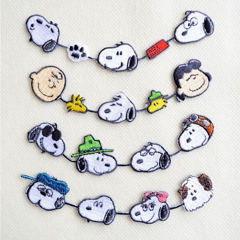 SNOOPY（スヌーピー） ワッペン 刺繍 アイロン ラインワッペン
