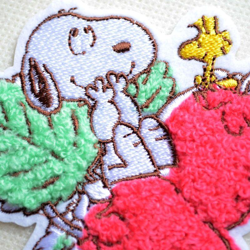 SNOOPY（スヌーピー） ワッペン 刺繍 アイロン ワッペン フルーツ