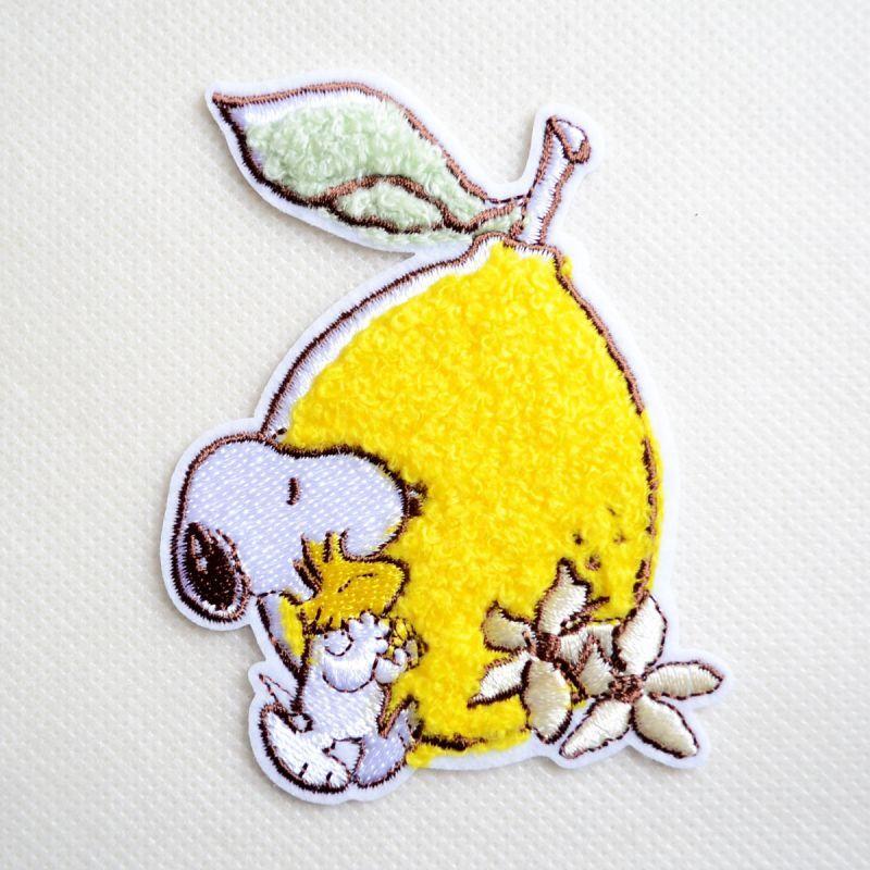 SNOOPY（スヌーピー） ワッペン 刺繍 アイロン ワッペン ウッド