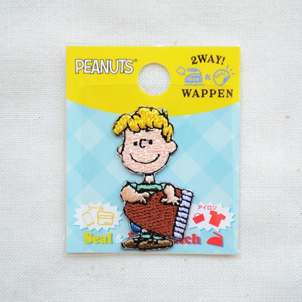 SNOOPY（スヌーピー） ワッペン 刺繍 アイロン シュローダー グッズ