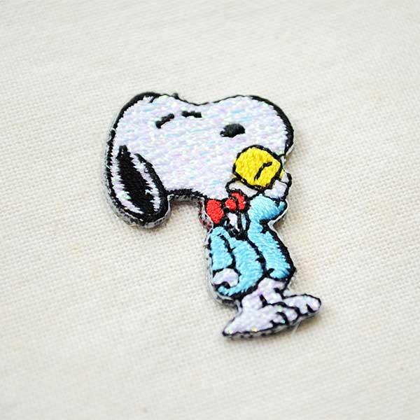 SNOOPY（スヌーピー） ワッペン 刺繍 アイロン コーヒー ブレイク