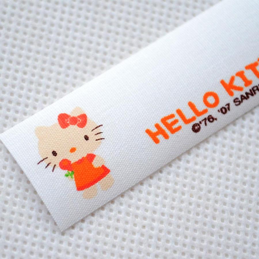 キティ ワッペン アイロン おしゃれ 刺繍 ネームラベル/名前アイロン