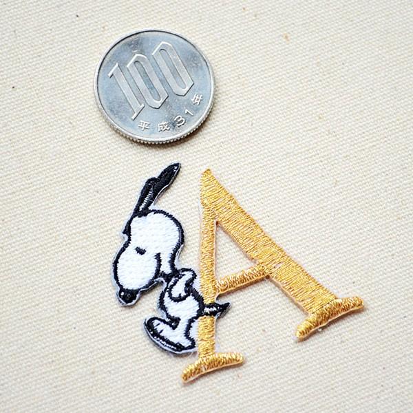 シールワッペン スヌーピー アルファベット A 名前 作り方 Sac1 Sac1 ワッペン 雑貨通販ワッペンストア 通販 Yahoo ショッピング