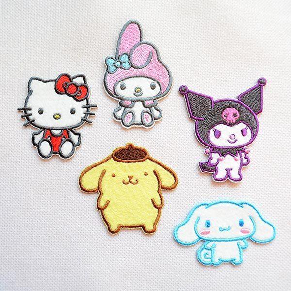 ワッペン アイロン おしゃれ 刺繍 ワッペン クロミ サンリオ 名前 