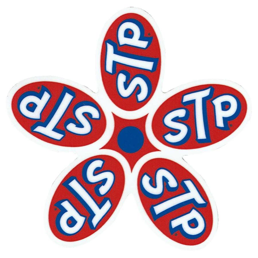 ステッカー シール STP LOGO FLOWER STPS-006 カスタマイズ オリジナル バイク 車 ガソリン アメリカン｜wappenstore｜04