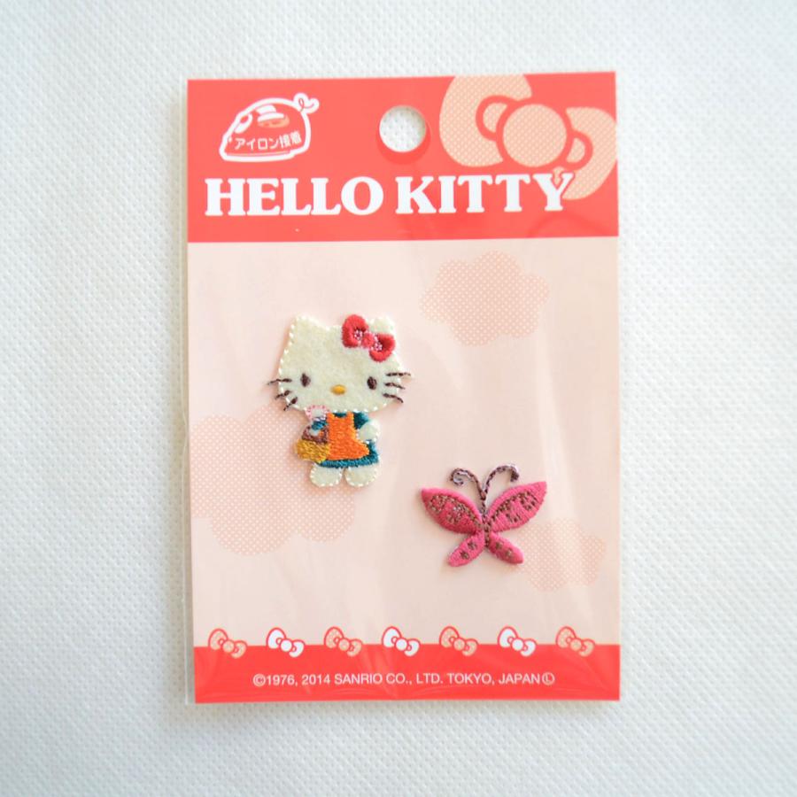 sanrio（サンリオ） キティ ワッペン アイロン おしゃれ 刺繍 ワッペン