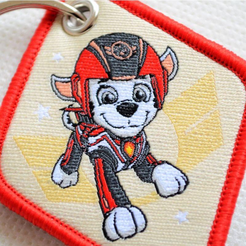 ロラライハリス刺繍データ　アイロンワッペン　キーホルダーセット　刺繍ハンドメイド ワッペン パウパトロール アイロン おしゃれ 刺繍 キーホルダー