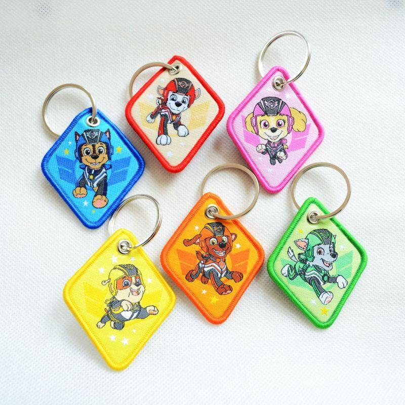 ロラライハリス刺繍データ　アイロンワッペン　キーホルダーセット　刺繍ハンドメイド ロラライハリス刺繍データ アイロンワッペン キーホルダーセット