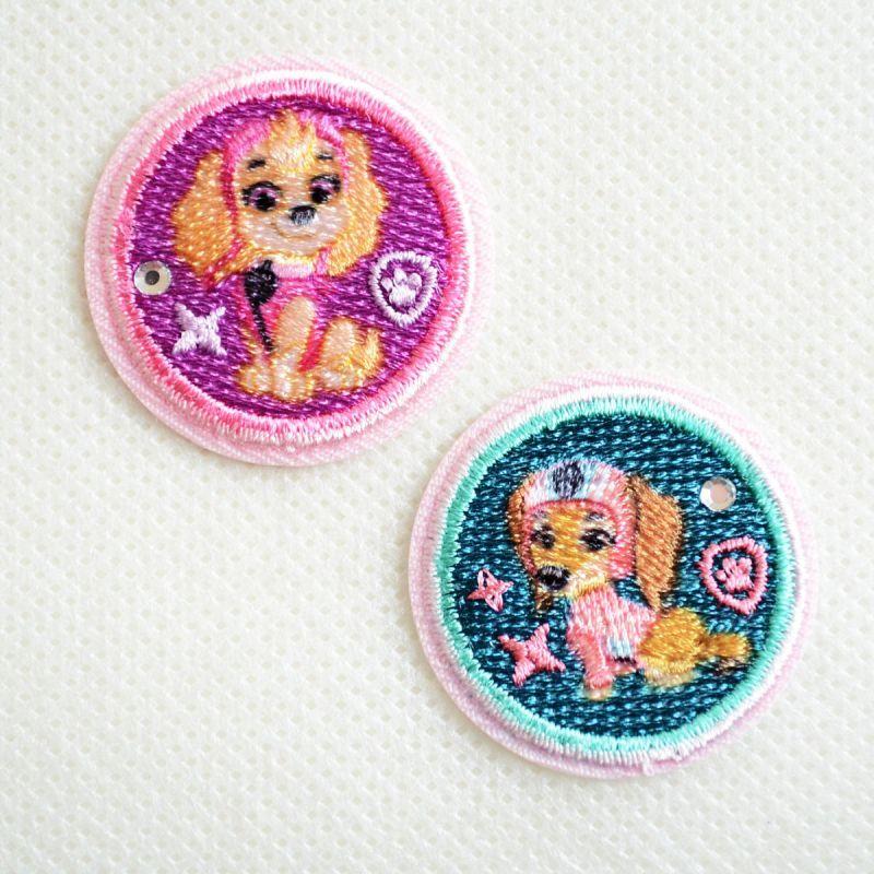 ワッペン パウパトロール アイロン おしゃれ 刺繍スカイ ＆ リバティ
