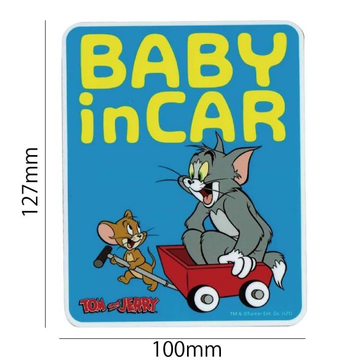 ステッカー 車 かっこいい おしゃれ Baby In Car カワイイ トムとジェリー 車用 チャイルド Tj 039 お出かけ 防水 Tj 039 ワッペン 雑貨通販ワッペンストア 通販 Yahoo ショッピング