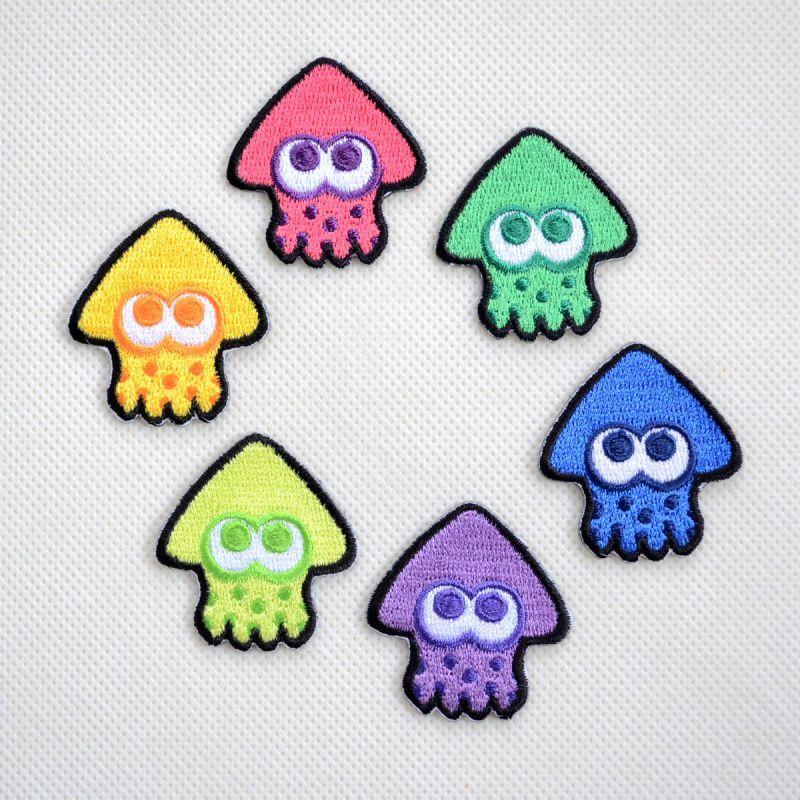 任天堂 ワッペン アイロン おしゃれ 刺繍 スプラトゥーン2