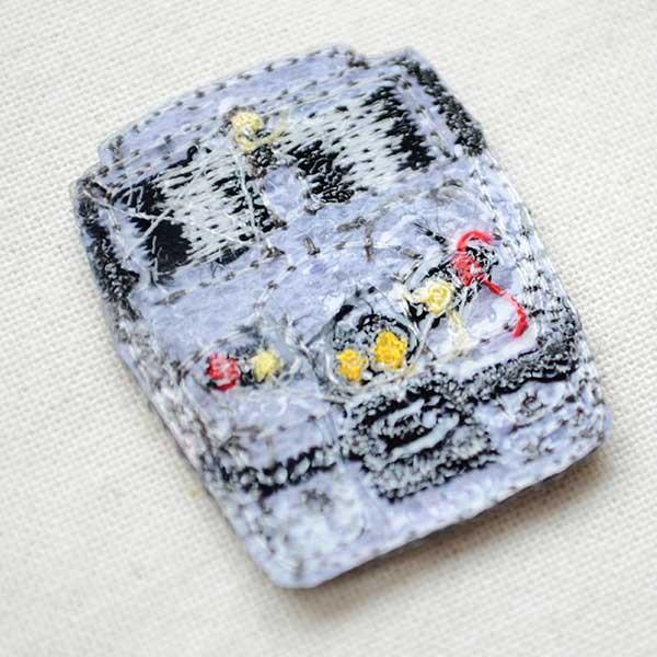 ワッペン アイロン おしゃれ 刺繍 鉄道/電車 トレインミニワッペン 787
