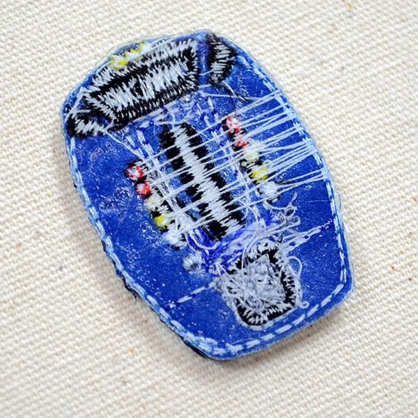 ワッペン アイロン おしゃれ 刺繍 鉄道/電車 トレインミニワッペン