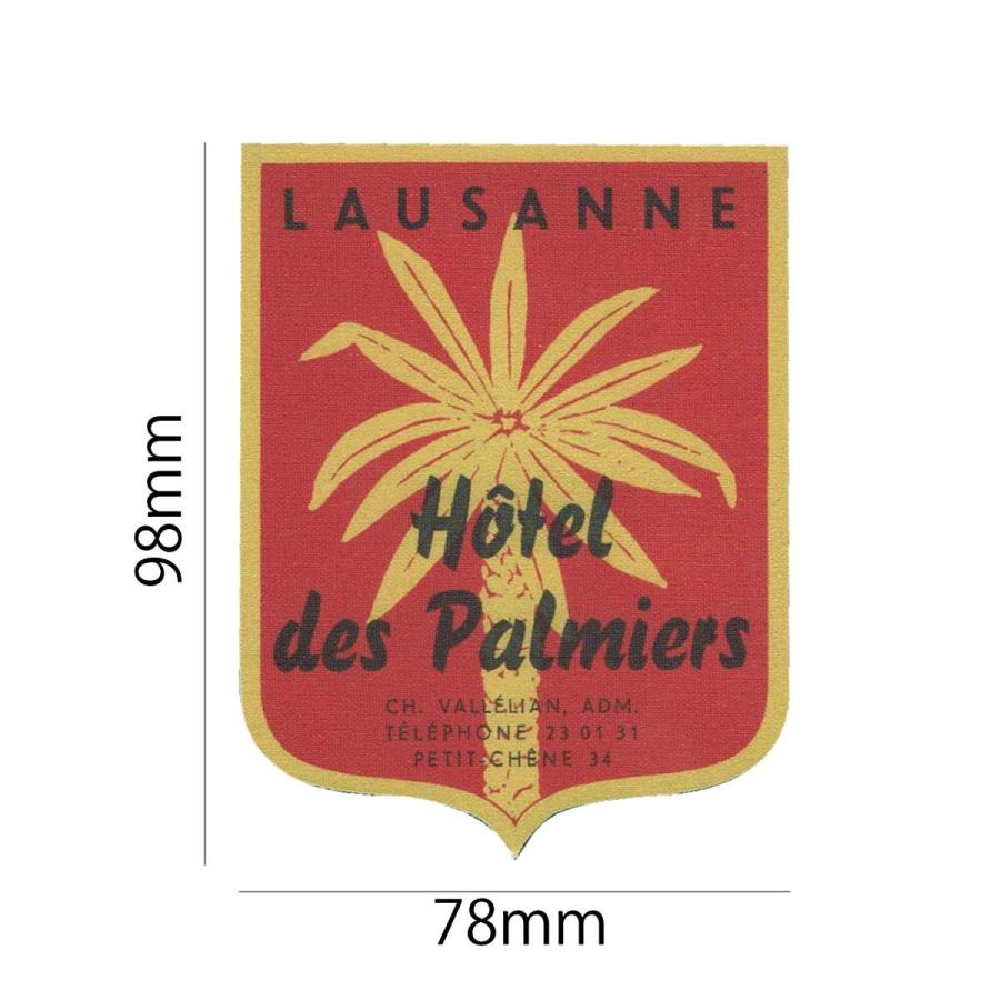 ステッカー シール 車 おしゃれ アウトドア ヴィンテージホテルズ Vhs049 レッド イエロー Vintage Hotels Sticker 49 Vhs 049 ワッペン 雑貨通販ワッペンストア 通販 Yahoo ショッピング