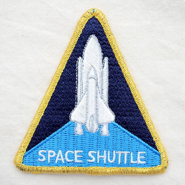 ロゴワッペン SPACE SHUTTLE/スペースシャトル NASA 名前 作り方 WM0045｜wappenstore