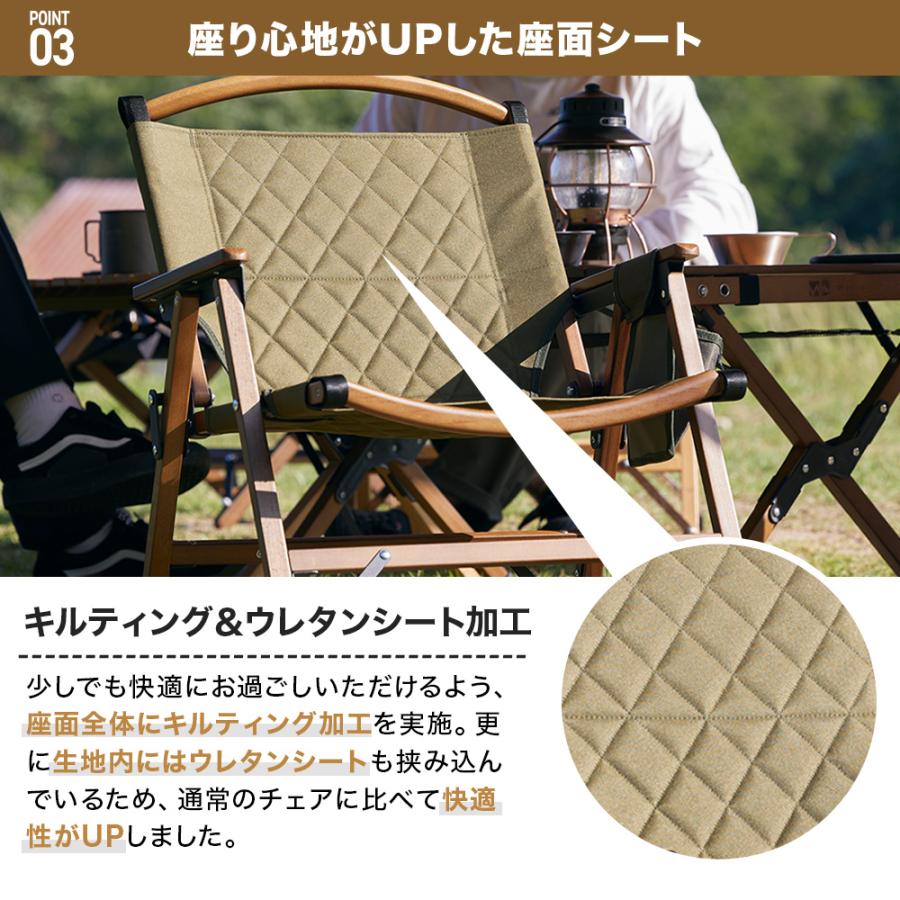 WAQ(アウトドア) WAQ Folding Wood Chair【2個セット WAQ(アウトドア) WAQ Folding Wood Chair【2個セット