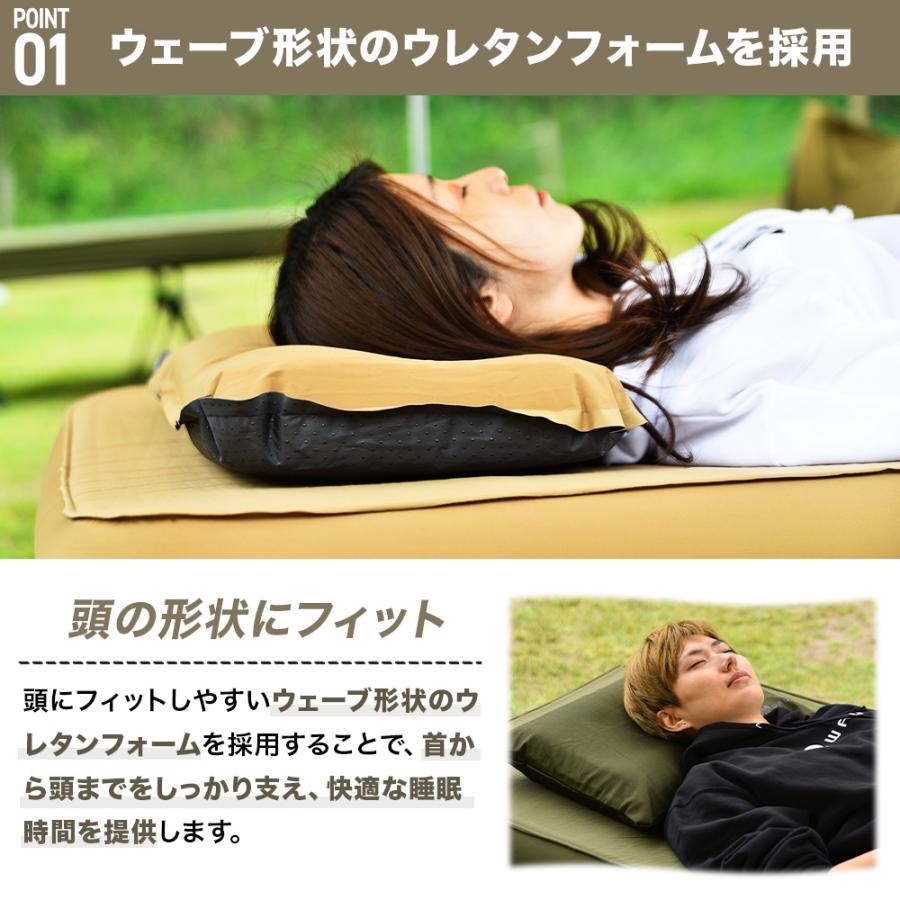 WAQ(アウトドア) WAQ RELAXING CAMP PILLOW(まくら)【一年保証 WAQ(アウトドア) WAQ RELAXING CAMP PILLOW(まくら)【一年保証