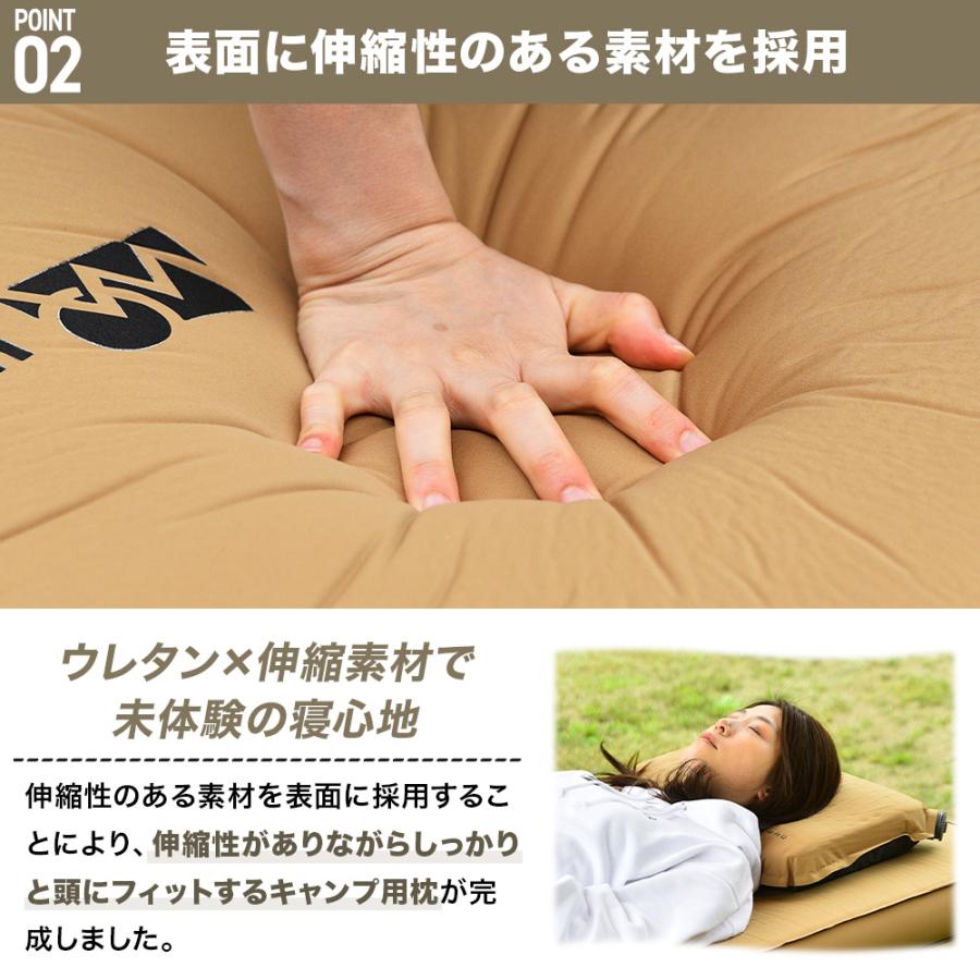 WAQ(アウトドア) WAQ RELAXING CAMP PILLOW(まくら)【一年保証 WAQ(アウトドア) WAQ RELAXING CAMP PILLOW(まくら)【一年保証