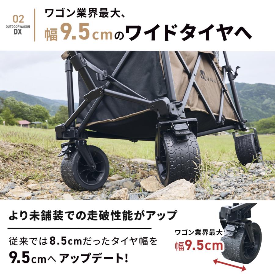 WAQ（アウトドア） WAQ アウトドアワゴンDX リアキャリアセット