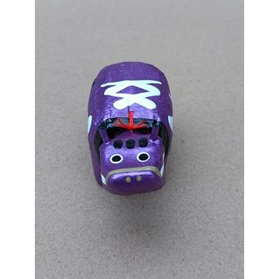 めたりっくべこ(小)　バイオレッド　日本のお土産会津張子赤べこ　約　8.0×4.0×3.5（cm） |  | 01
