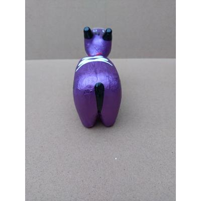 めたりっくべこ(大)　バイオレッド　日本のお土産会津張子赤べこ　約　15.0×10.0×7.0（cm） |  | 02