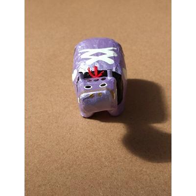 めたりっくべこ(小)　ライラック　日本のお土産会津張子赤べこ　約　8.0×4.0×3.5（cm） |  | 04