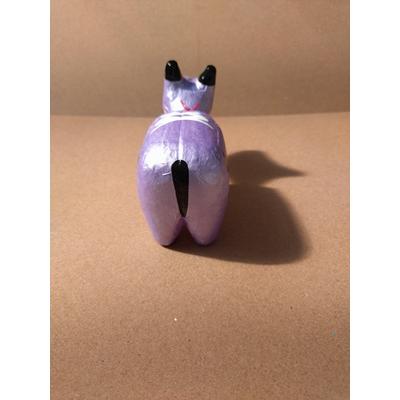 めたりっくべこ(大)　ライラック　日本のお土産会津張子赤べこ　約　15.0×10.0×7.0（cm） |  | 02