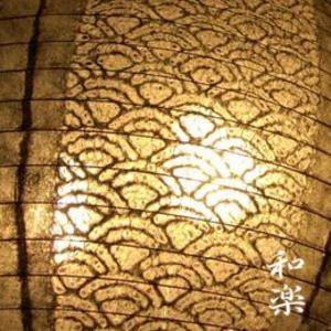 1613 照明 ペンダントライト 和 モダン 天井吊下げ照明 提灯ペンダント レース和紙 林工芸_3