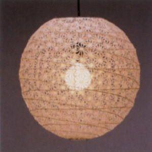 1811 照明 ペンダントライト 和 モダン 天井吊下げ照明 提灯ペンダント レース和紙 TP-1811（白) 林工芸