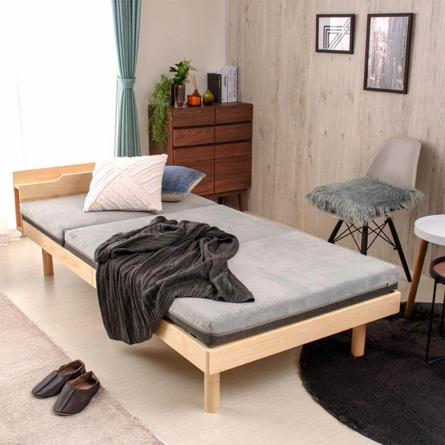 マットレス ダブル 三つ折り 折りたたみ 三つ折りマットレス 折りたたみマットレス 敷布団 ベッドマットレス ポケットコイル | セルタン | 14