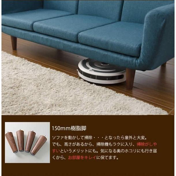 ソファー 3人掛け ソファ ローソファー ソファーベット カウチソファ リクライニング 三人掛け コンパクト リビングソファーの画像