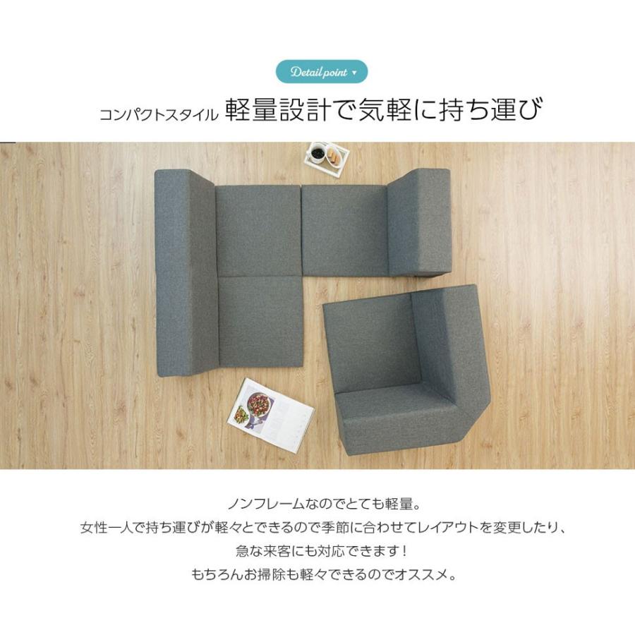 ローソファー 3人掛け ソファー ソファ ローソファ カウチソファ フロアソファ L字ソファー コンパクト リビングの画像