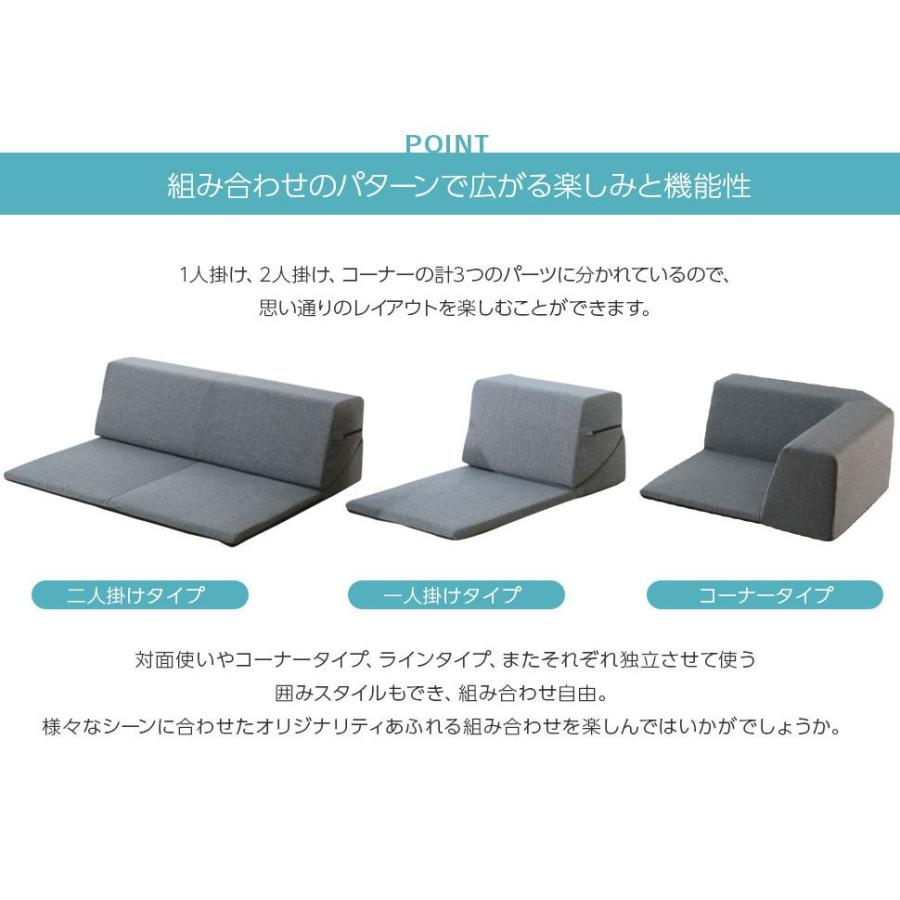 ローソファー 3人掛け ソファー ソファ ローソファ カウチソファ フロアソファ L字ソファー コンパクト リビングの画像