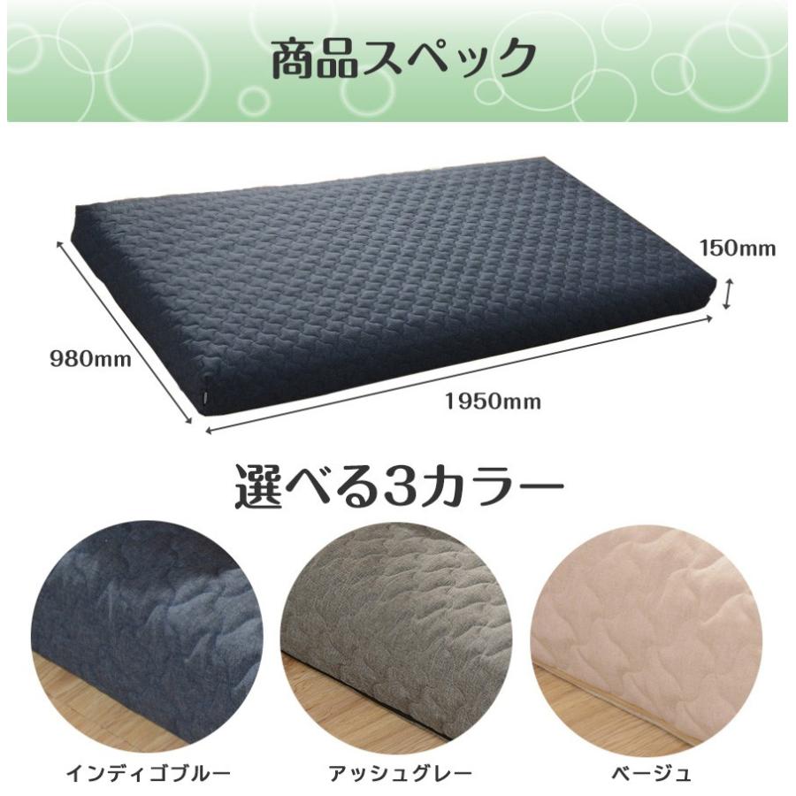 マットレス シングル ポケットコイル 低反発 おしゃれ 厚め 日本製 カバー 洗える ベッド用 睡眠 快眠 | セルタン | 16