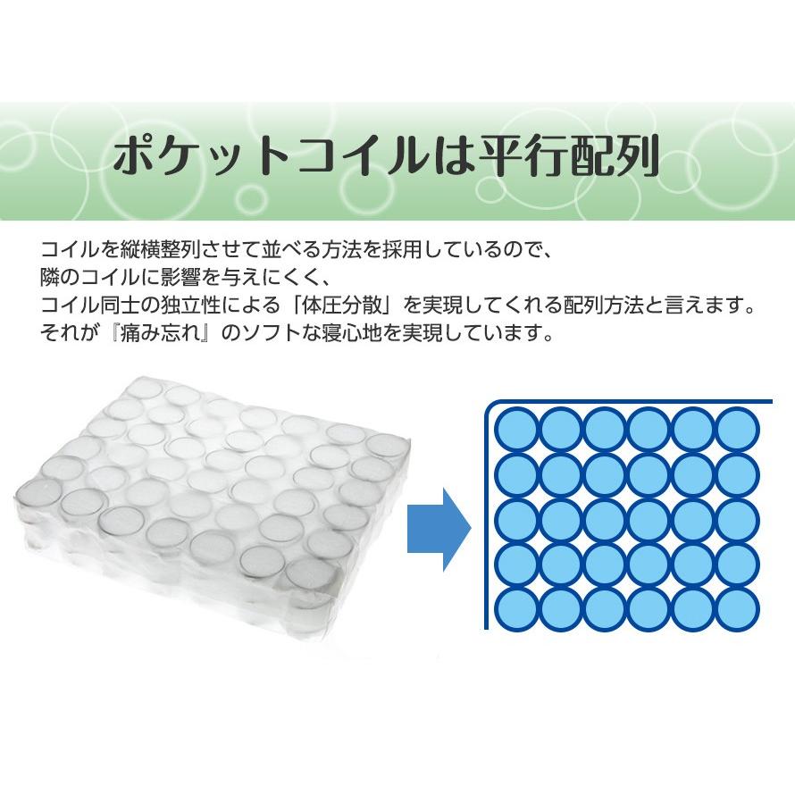 マットレス シングル ポケットコイル 低反発 おしゃれ 厚め 日本製 カバー 洗える ベッド用 睡眠 快眠 | セルタン | 09