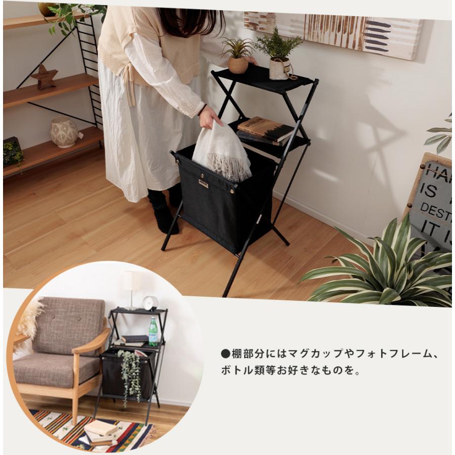 東谷 フォールディングマガジンラック マガジンラック 収納家具 収納