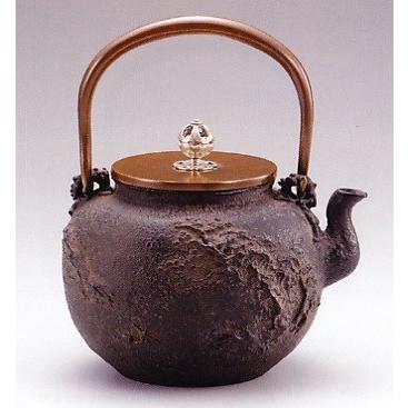 鉄製 鉄瓶 山と家の彫刻 ☆ LUPICIA】KEN OKUYAMA DESIGN 南部