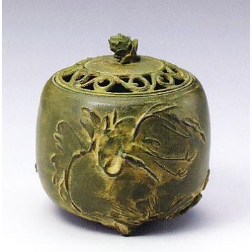 富士 鶴 松 青銅 香炉 【公式通販】