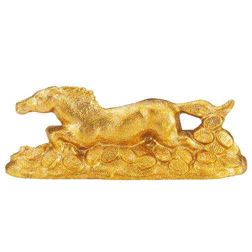 干支置物 午年 馬 置物｜ 文鎮 お宝午 ｜瑞峰作 鋳鉄製 【高岡銅器