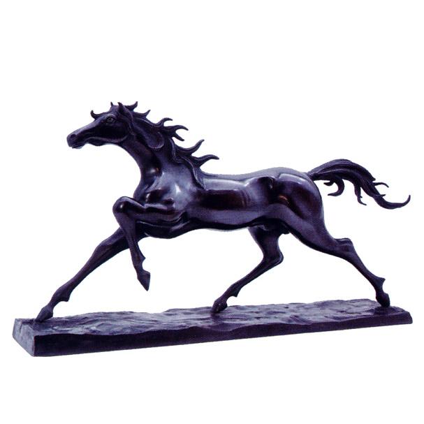 干支置物 午年 馬 置物｜ 若駒 中 台付 ｜村田宏作 銅製 【高岡銅器